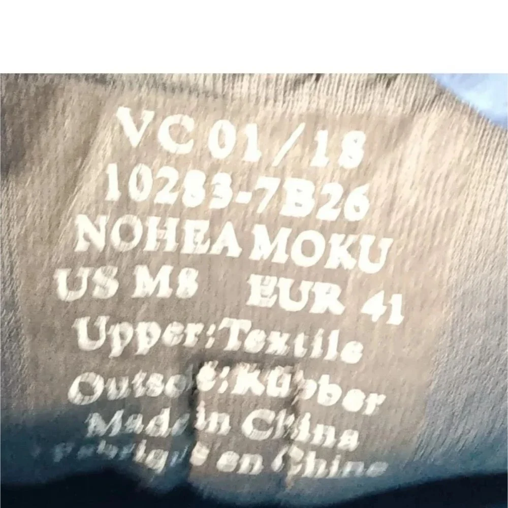 OLUKAI Nohea Moku No Tie Boat Shoes Men's Size 8 Gray~Green Retail $99